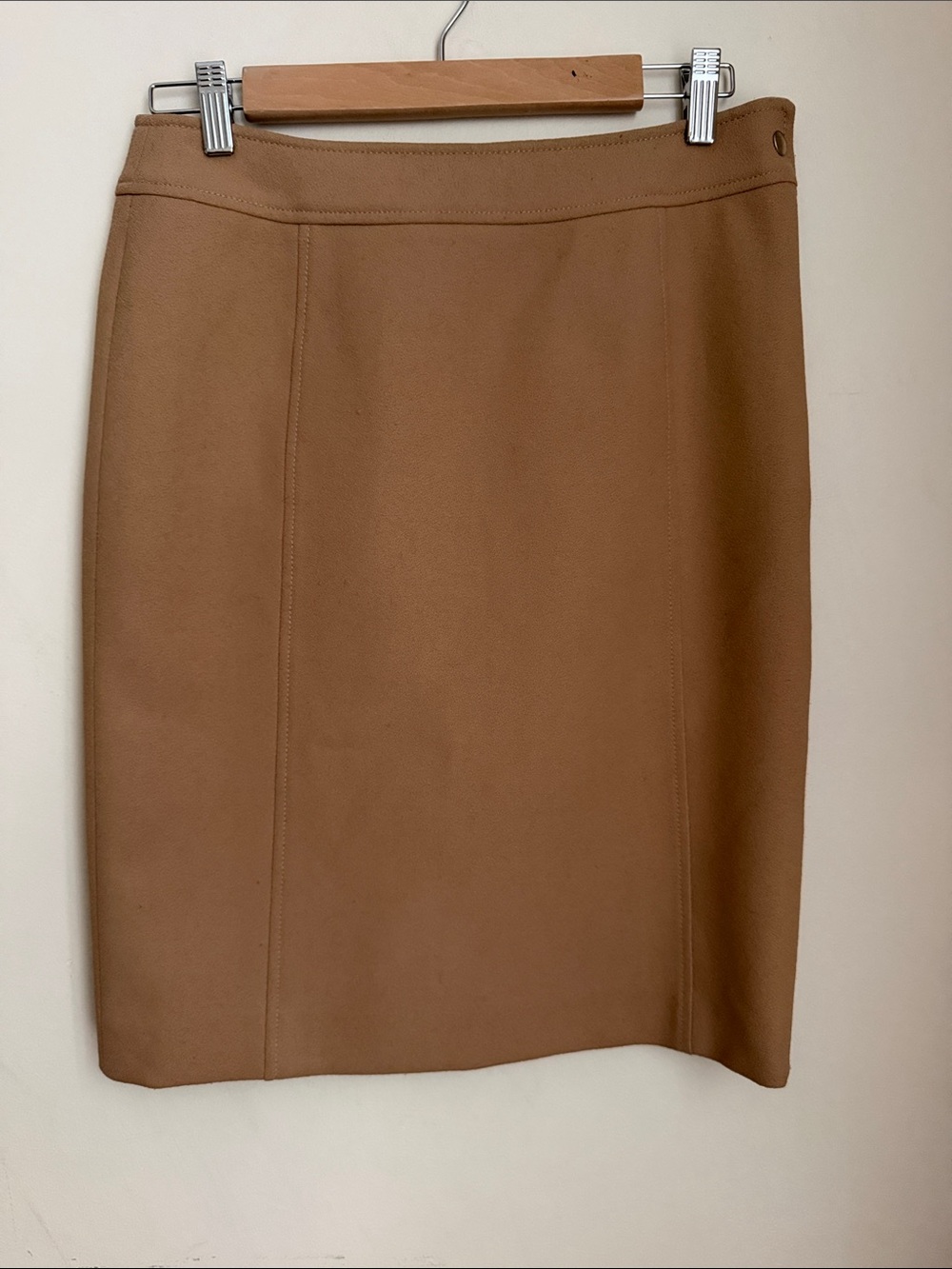 MIU MIU women’s Classic Camel Pencil Skirt